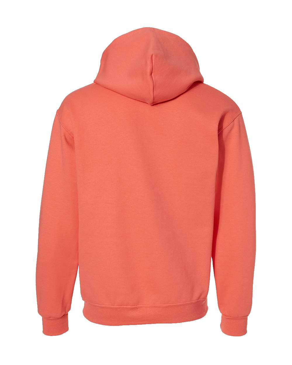 Unisex NuBlend® Hooded Sweatshirt - Back - B22035623 - Sunset Coral