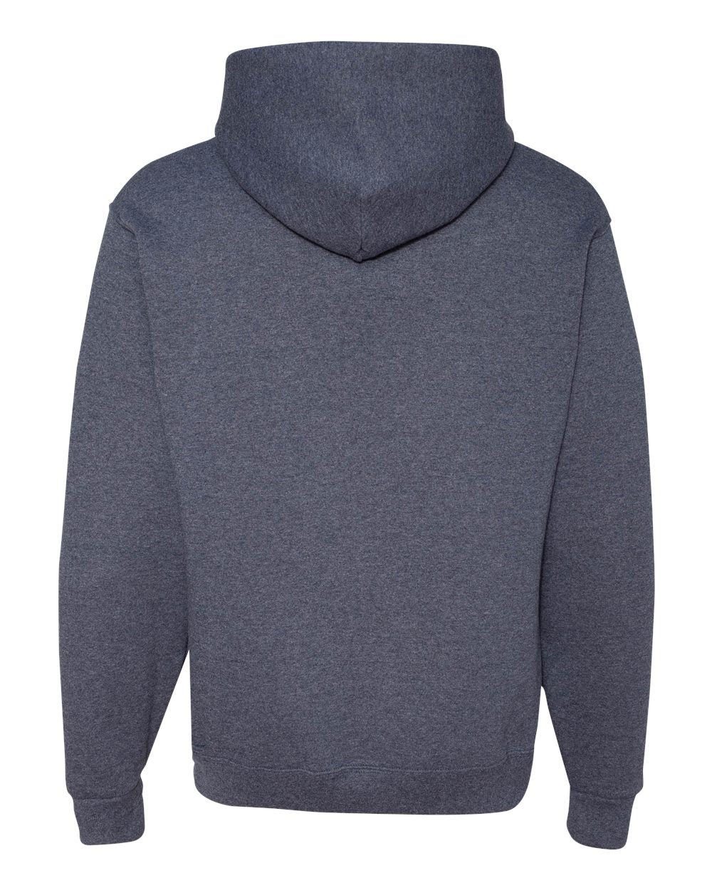 Unisex NuBlend® Hooded Sweatshirt - Back - B22035643 - Vintage Heather Navy