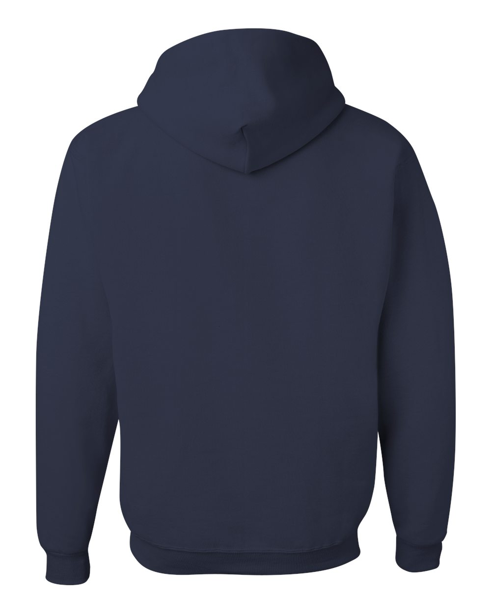 Unisex NuBlend® Hooded Sweatshirt - Back - B22035653 - J. Navy