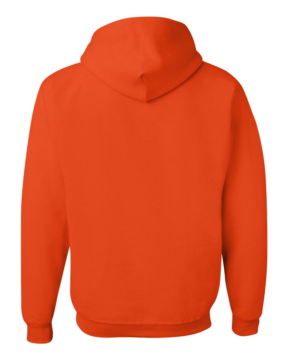 Unisex NuBlend® Hooded Sweatshirt - Back - B22035663 - Burnt Orange