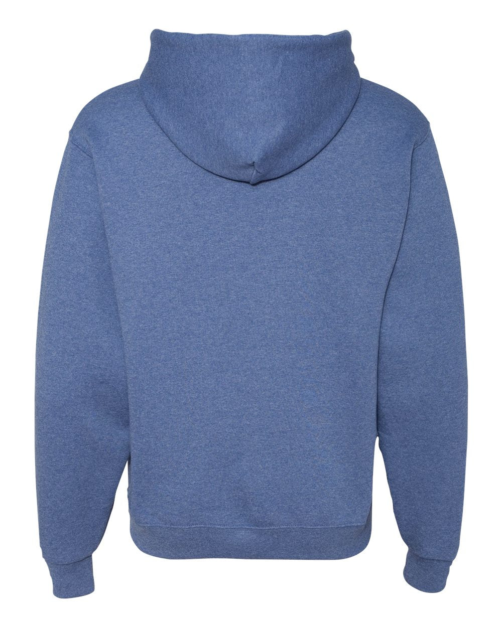 Unisex NuBlend® Hooded Sweatshirt - Back - B22035683 - Vintage Heather Blue