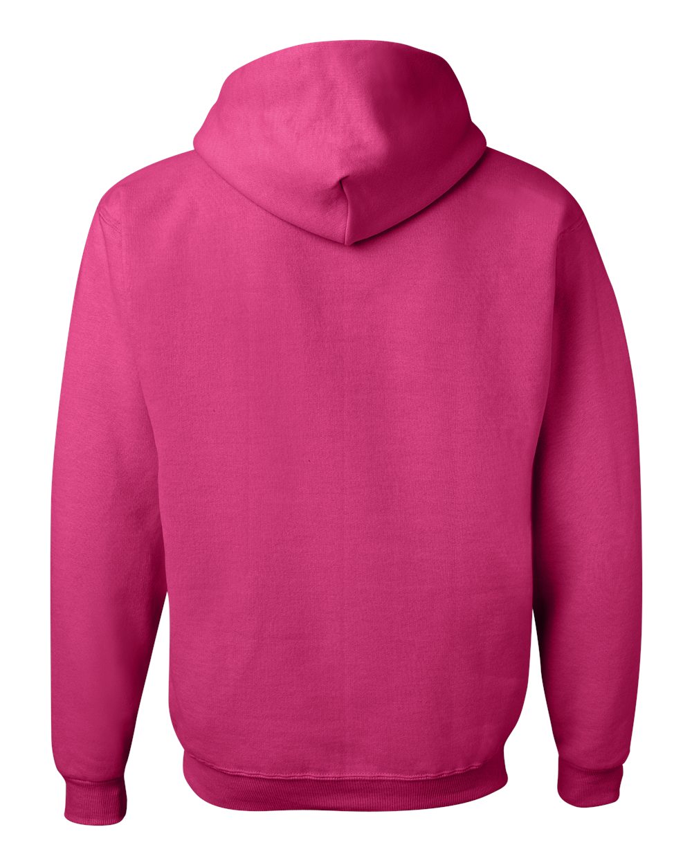Unisex NuBlend® Hooded Sweatshirt - Back - B22035693 - Cyber Pink