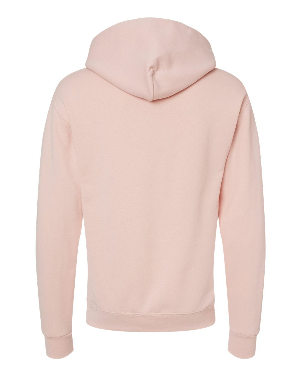 Unisex NuBlend® Hooded Sweatshirt - Back - B22035983 - Blush Pink