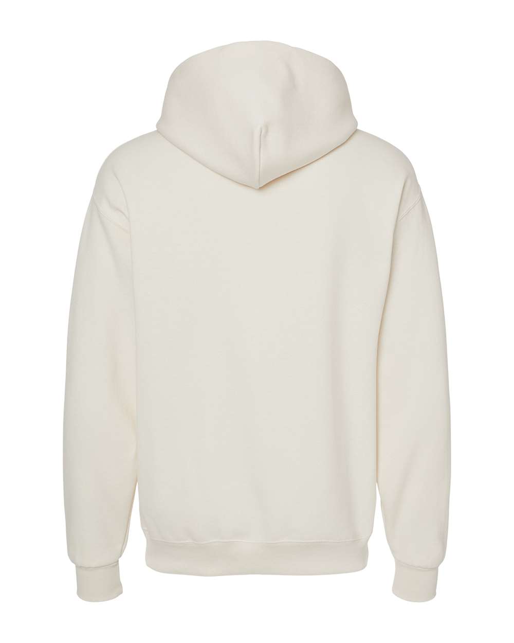 Unisex NuBlend® Hooded Sweatshirt - Back - B22035993 - Sweet Cream Heather