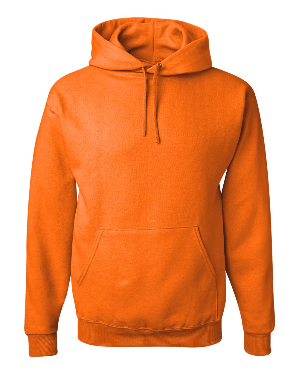 Unisex NuBlend® Hooded Sweatshirt - Front - B22035153 - Safety Orange