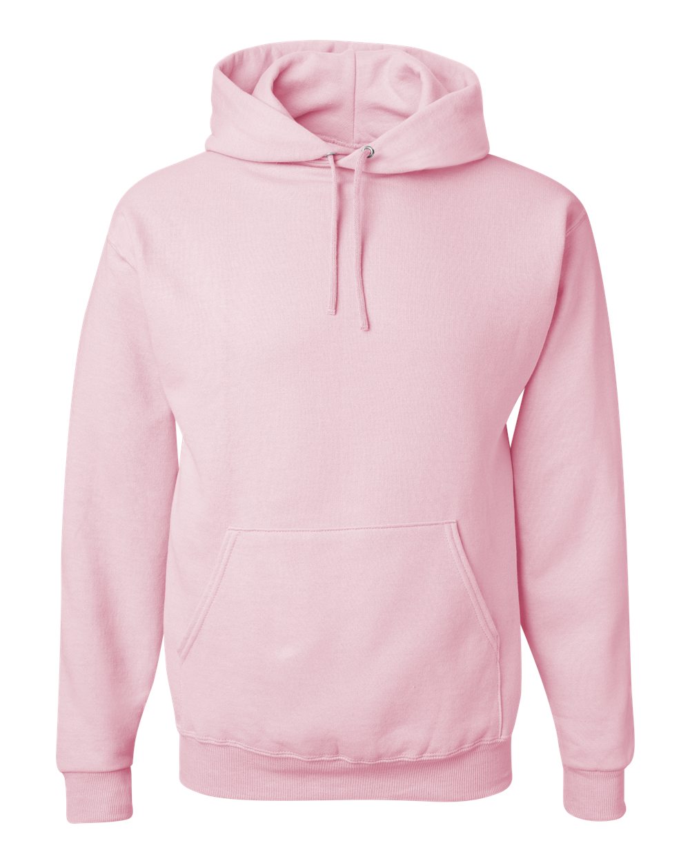 Unisex NuBlend® Hooded Sweatshirt - Front - B22035303 - Classic Pink