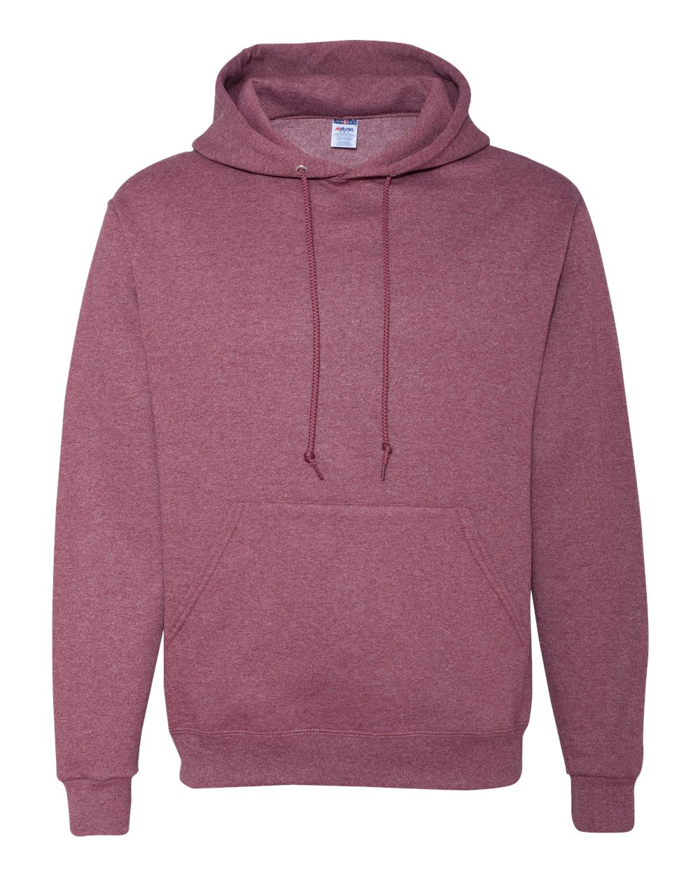 Unisex NuBlend® Hooded Sweatshirt - Front - B22035363 - Vintage Heather Maroon