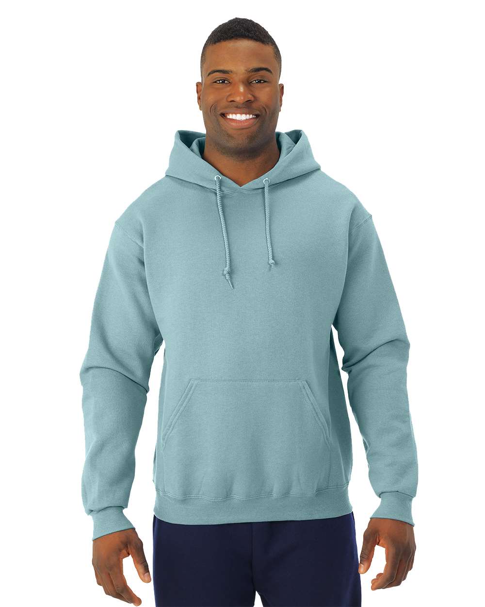 Unisex NuBlend® Hooded Sweatshirt - Front - B22035393 - Sage