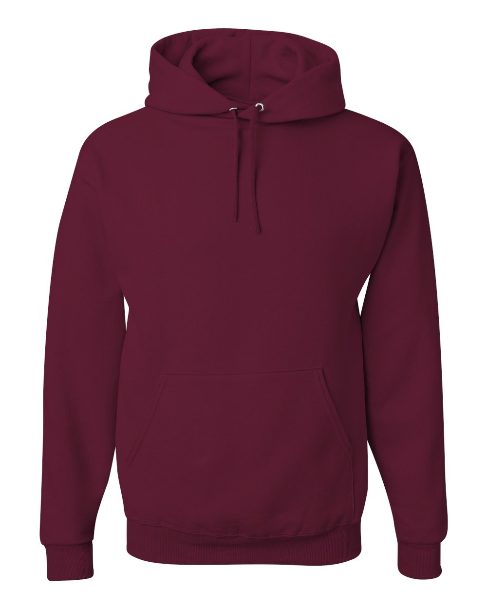 Unisex NuBlend® Hooded Sweatshirt - Front - B22035533 - Maroon