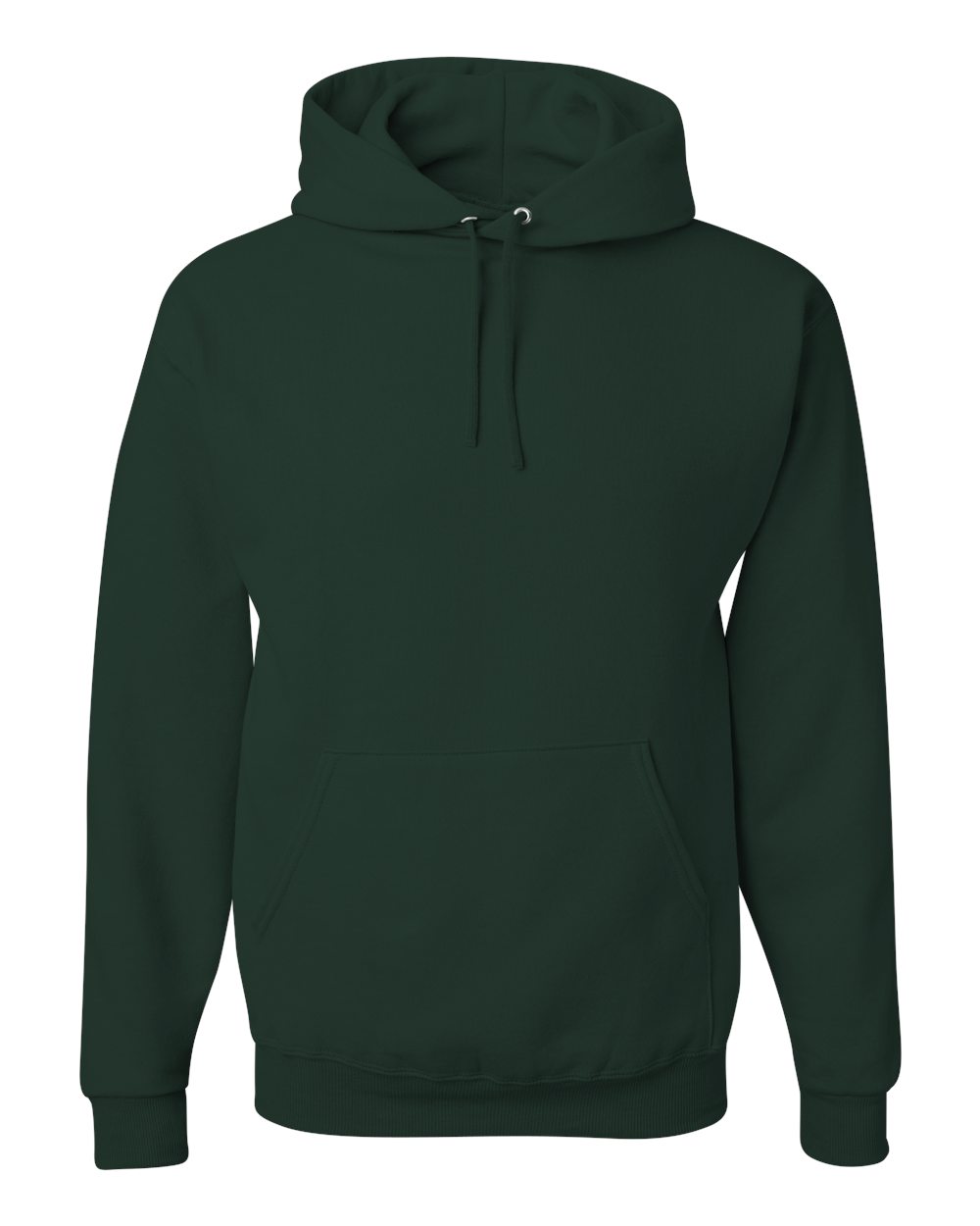 Unisex NuBlend® Hooded Sweatshirt - Front - B22035543 - Forest Green