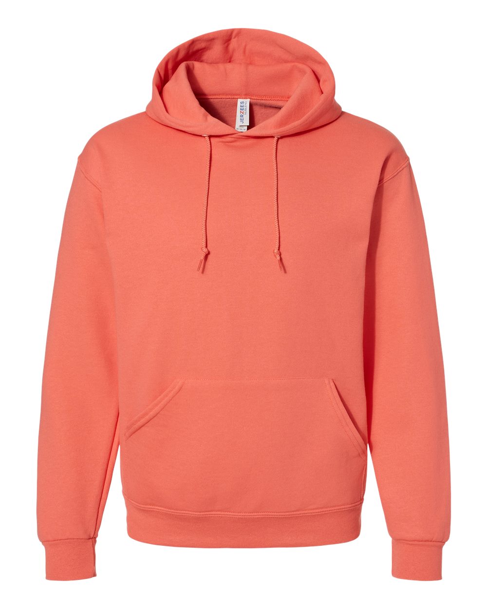Unisex NuBlend® Hooded Sweatshirt - Front - B22035623 - Sunset Coral