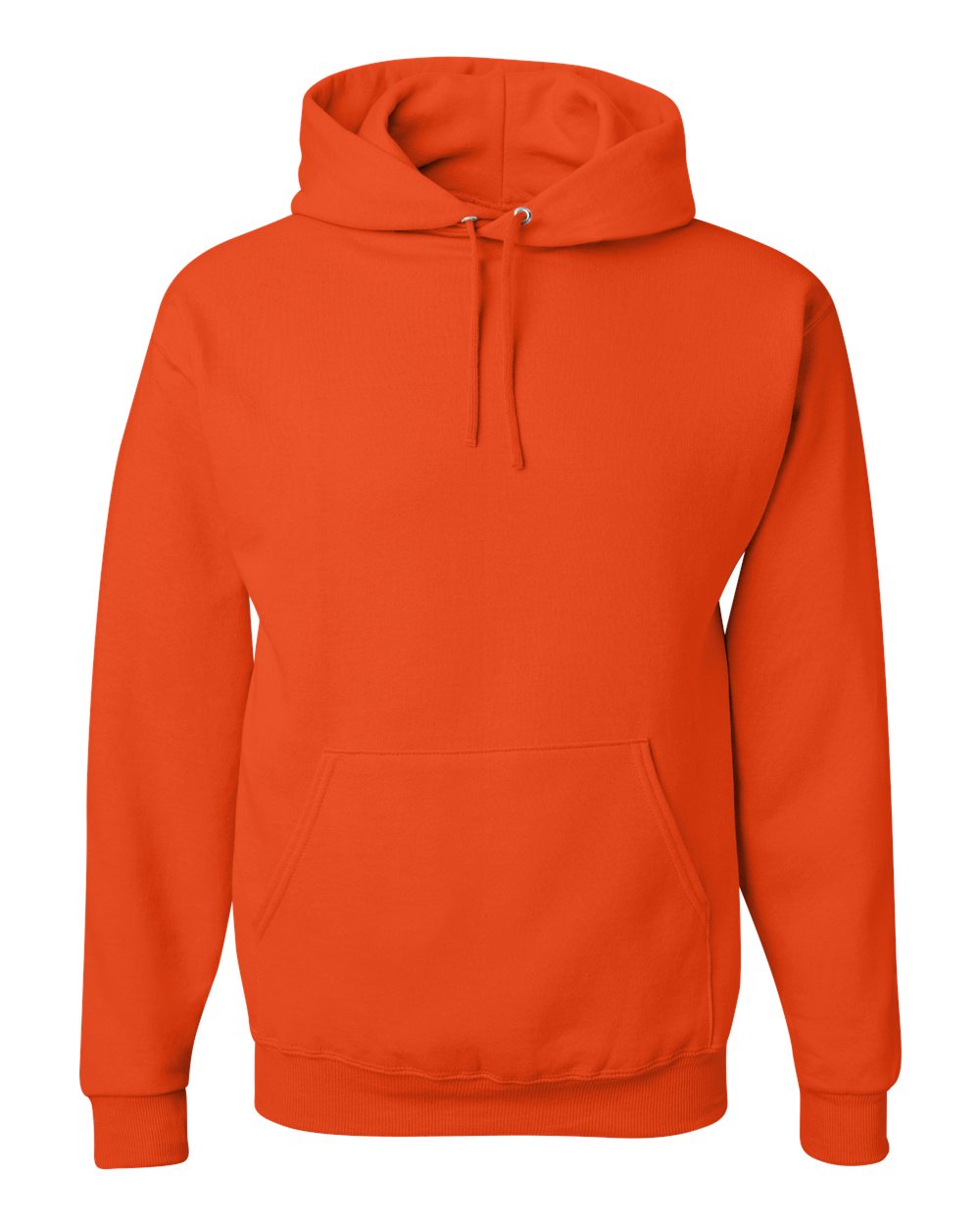 Unisex NuBlend® Hooded Sweatshirt - Front - B22035663 - Burnt Orange