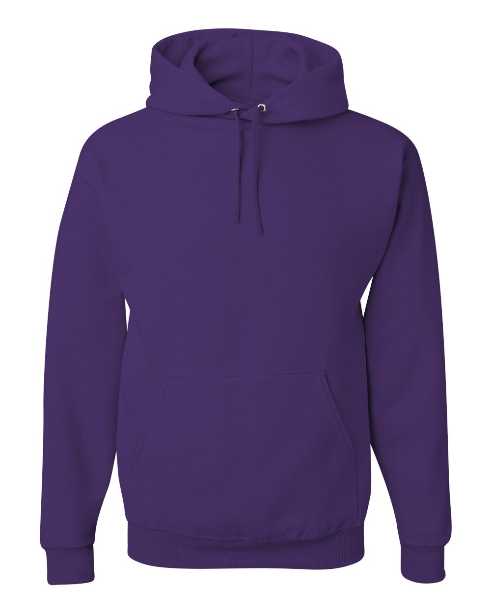 Unisex NuBlend® Hooded Sweatshirt - Front - B22035673 - Deep Purple