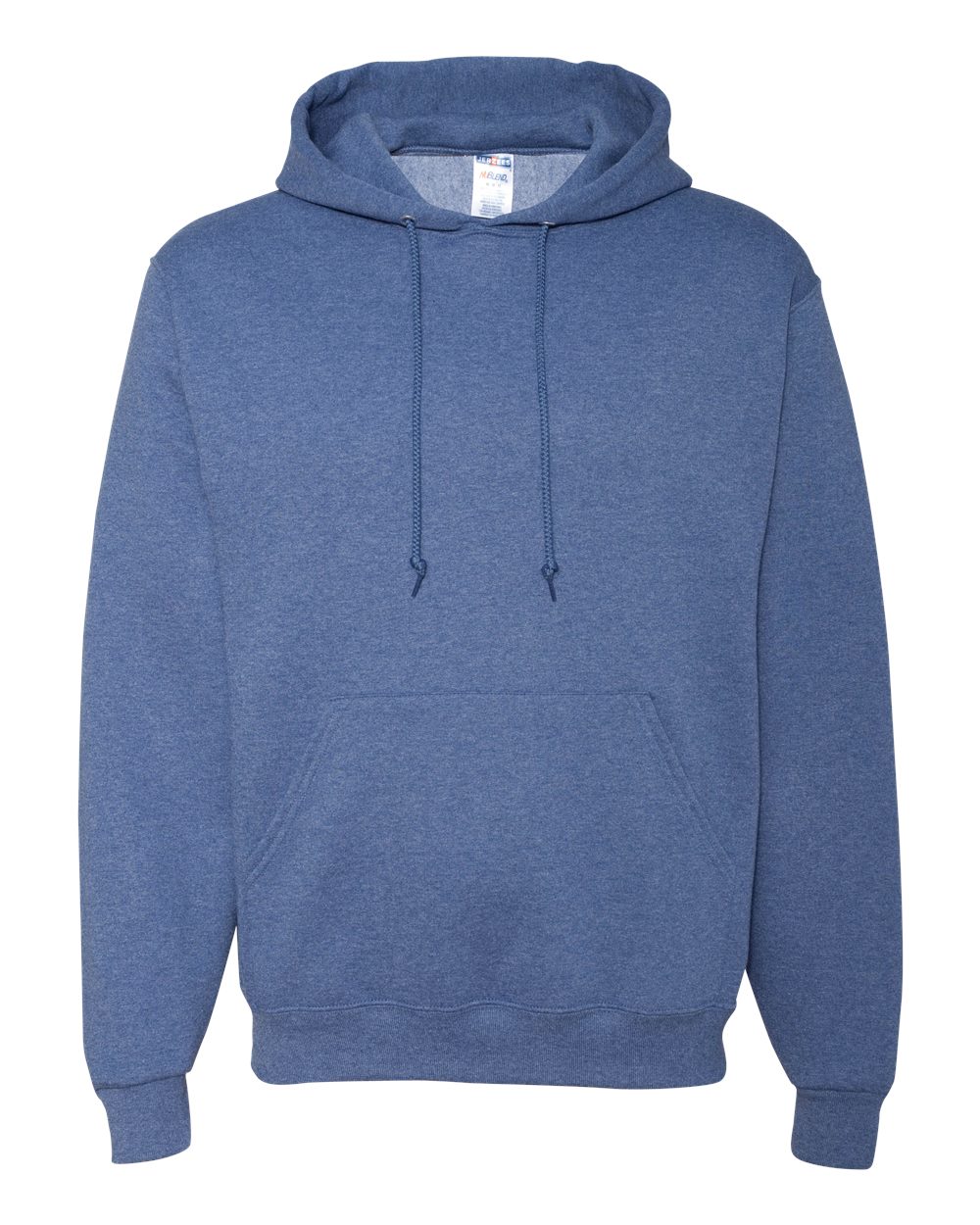 Unisex NuBlend® Hooded Sweatshirt - Front - B22035683 - Vintage Heather Blue