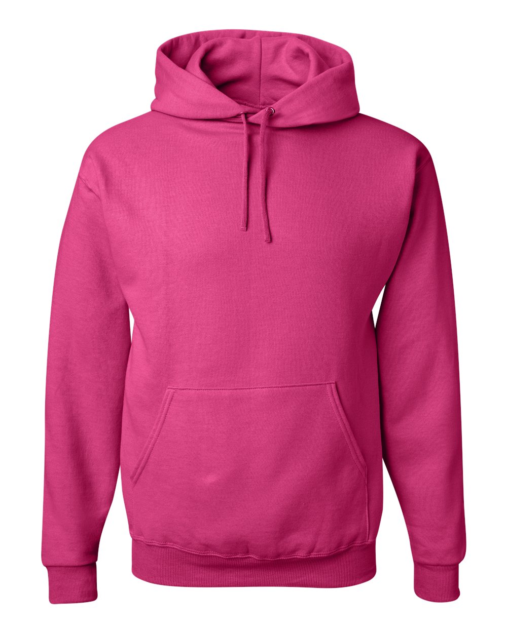 Unisex NuBlend® Hooded Sweatshirt - Front - B22035693 - Cyber Pink