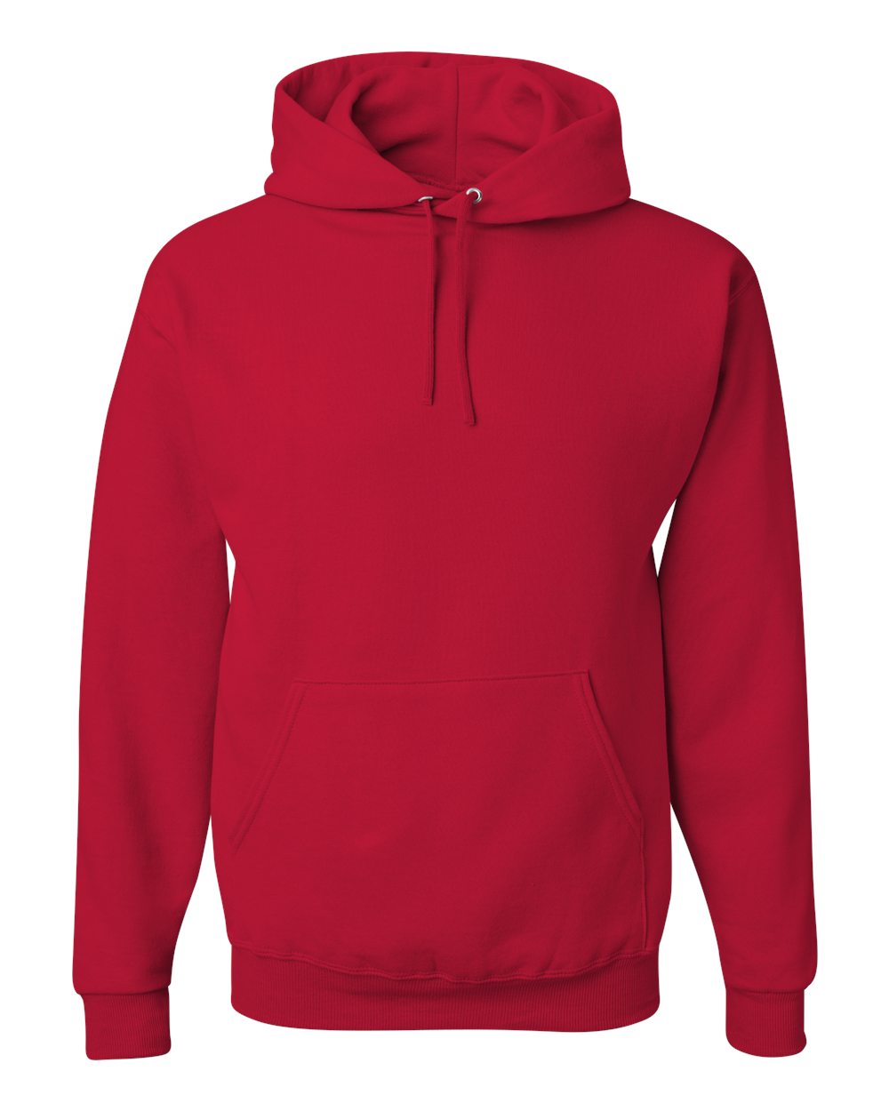 Unisex NuBlend® Hooded Sweatshirt - Front - B22035703 - True Red