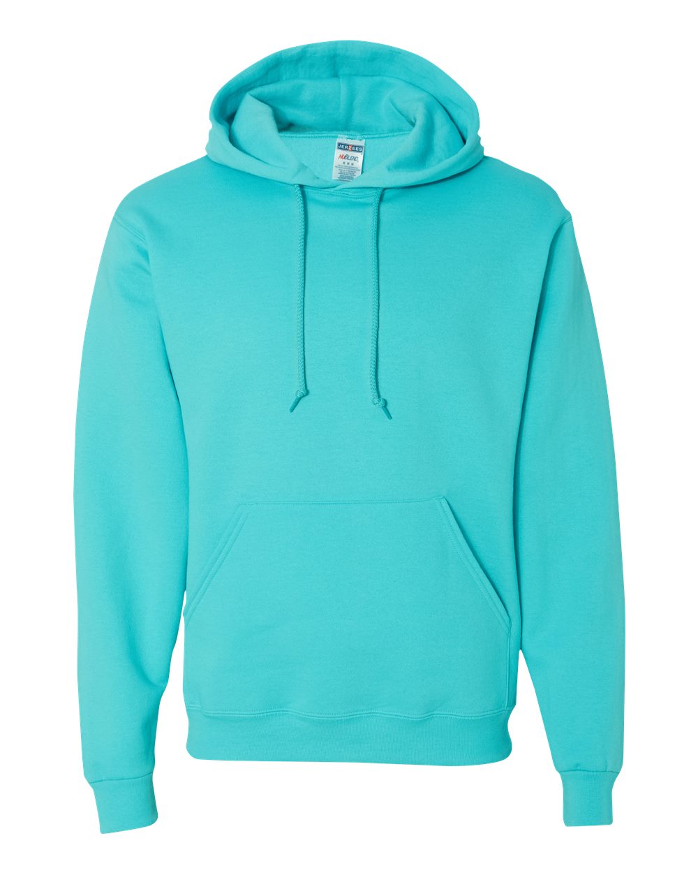 Unisex NuBlend® Hooded Sweatshirt - Front - B22035813 - Scuba Blue