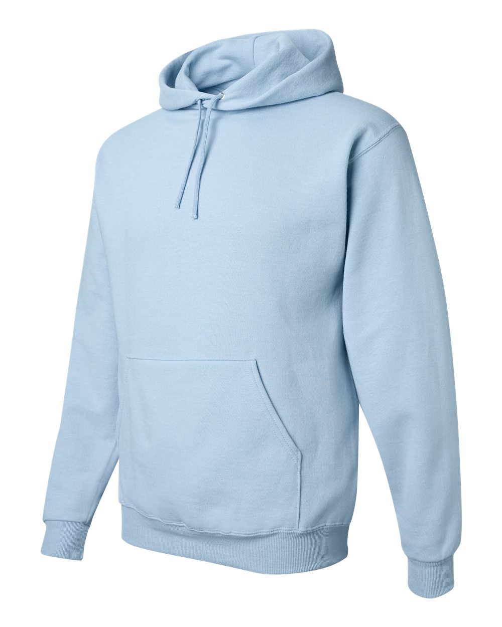 Unisex NuBlend® Hooded Sweatshirt - Side - B22035253 - Light Blue