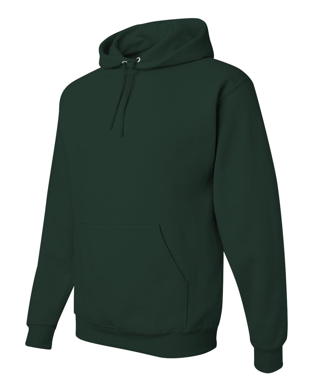 Unisex NuBlend® Hooded Sweatshirt - Side - B22035543 - Forest Green