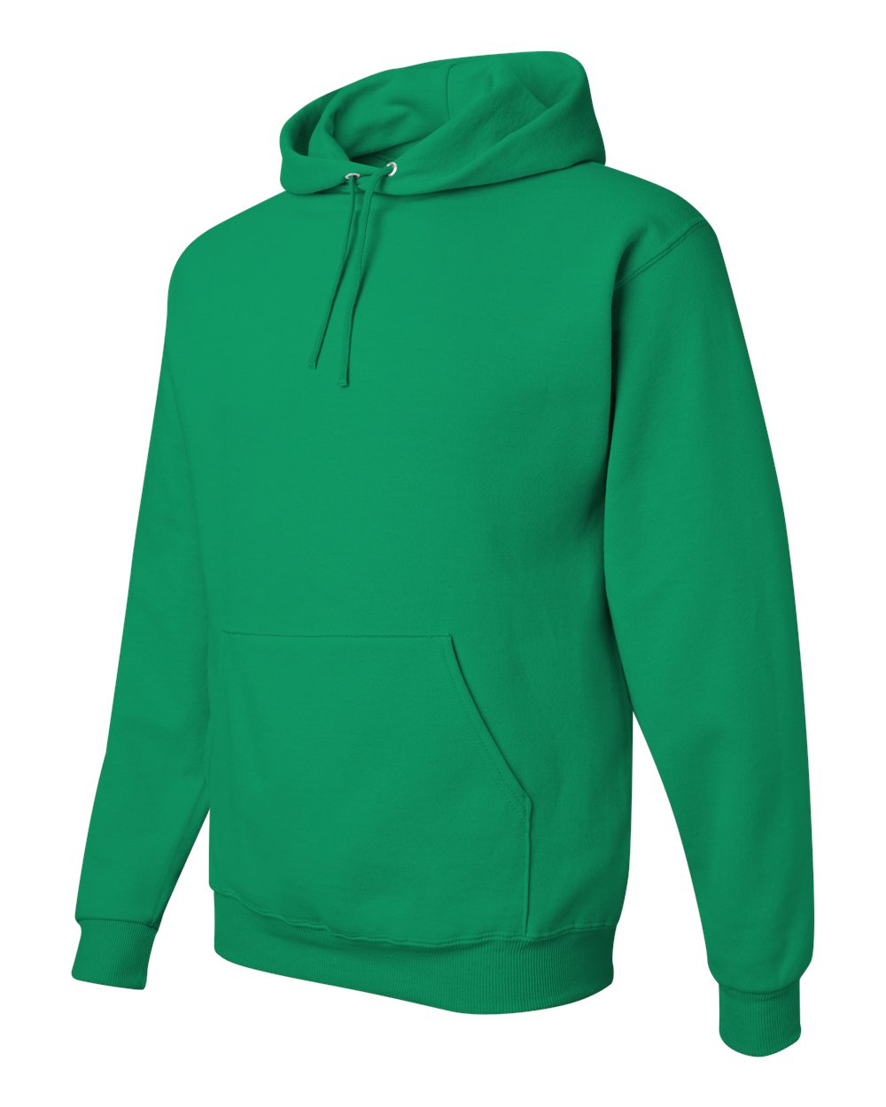 Unisex NuBlend® Hooded Sweatshirt - Side - B22035603 - Kelly
