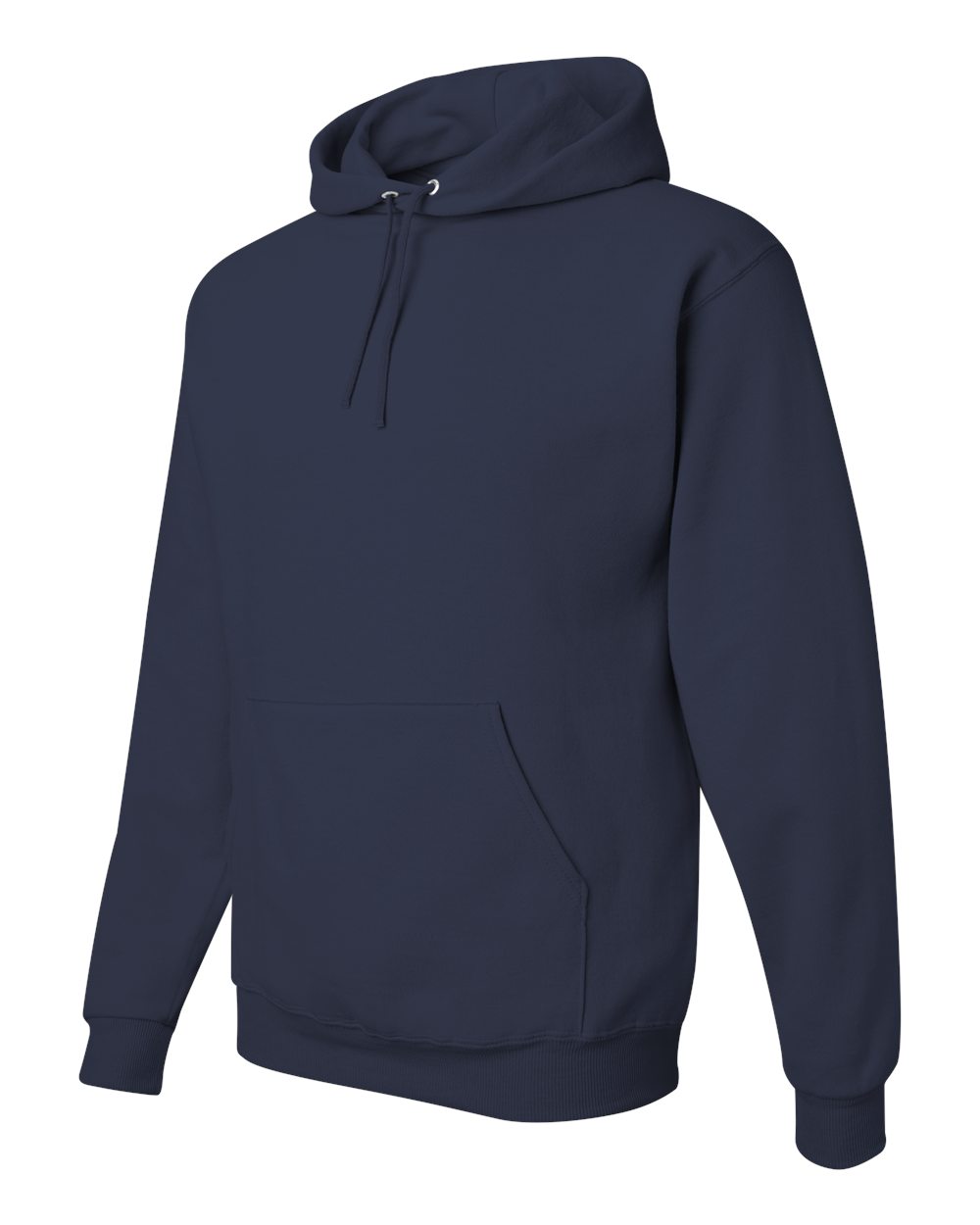Unisex NuBlend® Hooded Sweatshirt - Side - B22035653 - J. Navy