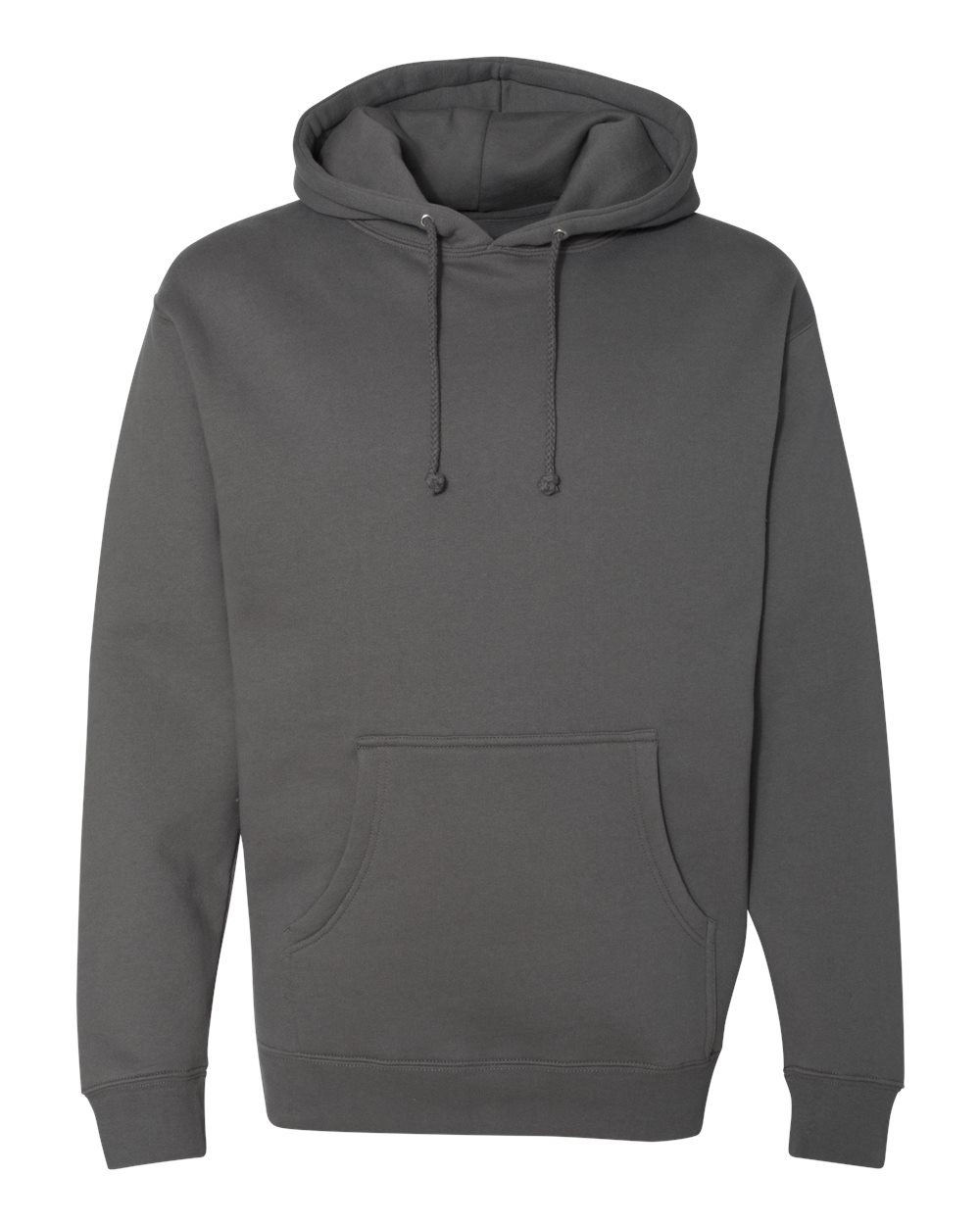 Unisex Heavyweight Hooded Sweatshirt - Front - B22276102 - Charcoal