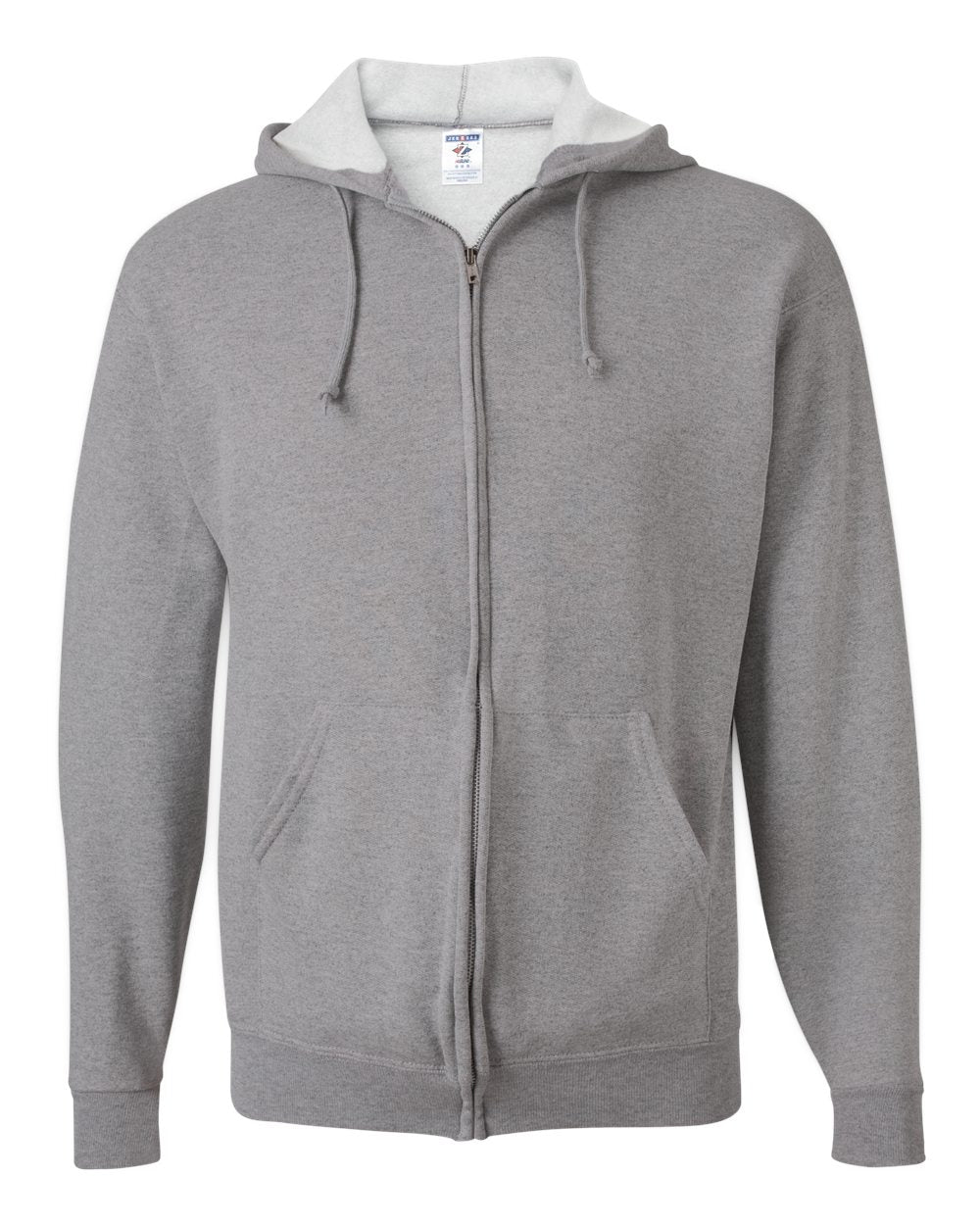 Unisex NuBlend® Full-Zip Hooded Sweatshirt - Front - B22435583 - Oxford