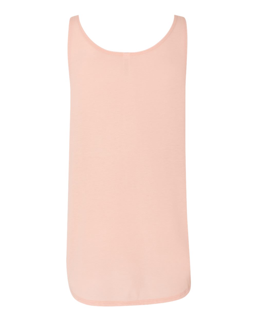 Women's Flowy Tank with Side Slit - Back - B56806333 - Peach