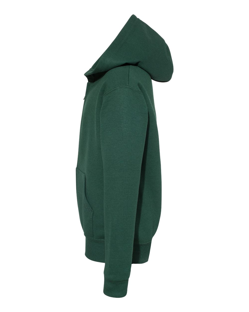 Youth NuBlend® Full-Zip Hooded Sweatshirt - DirectSide - B32335543 - Forest Green