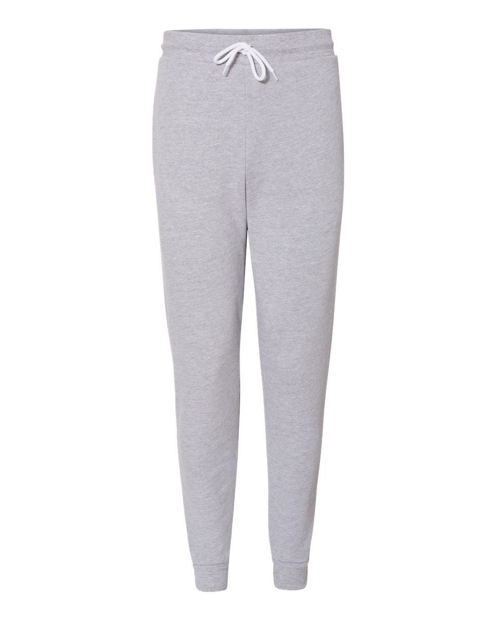Unisex Sponge Fleece Jogger Sweatpants - Front - B36806582 - Athletic Heather