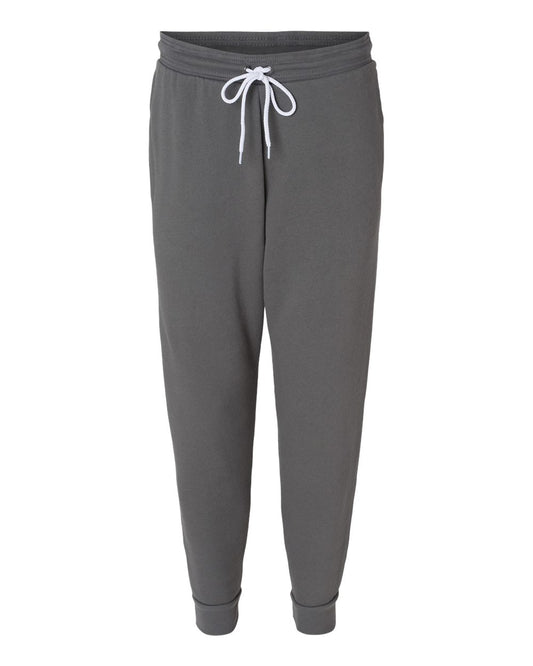 Unisex Sponge Fleece Jogger Sweatpants - Front - B36806592 - Asphalt