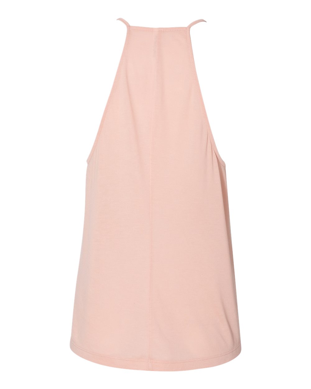 Women's Flowy High-Neck Tank - Back - B37206333 - Peach