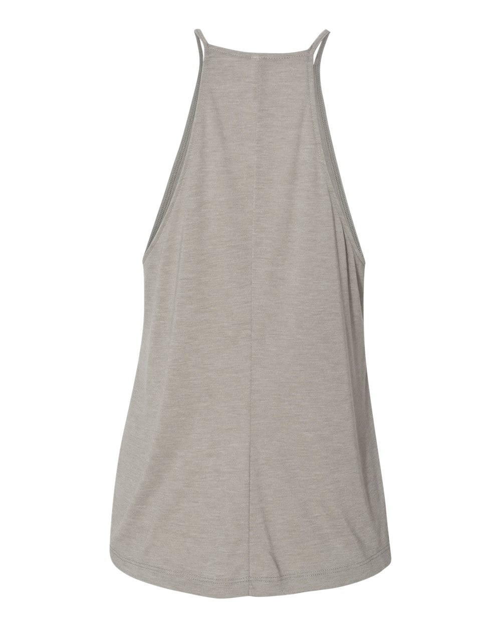 Women's Flowy High-Neck Tank - Back - B37206363 - Heather Stone