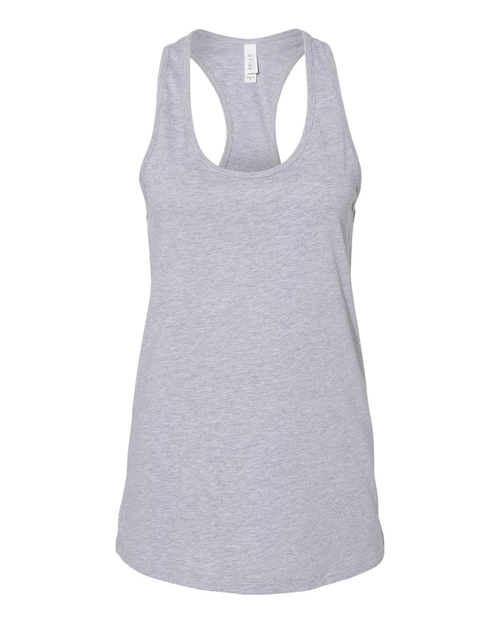 Women's Jersey Racerback Tank - Front - B33206583 - Athletic Heather