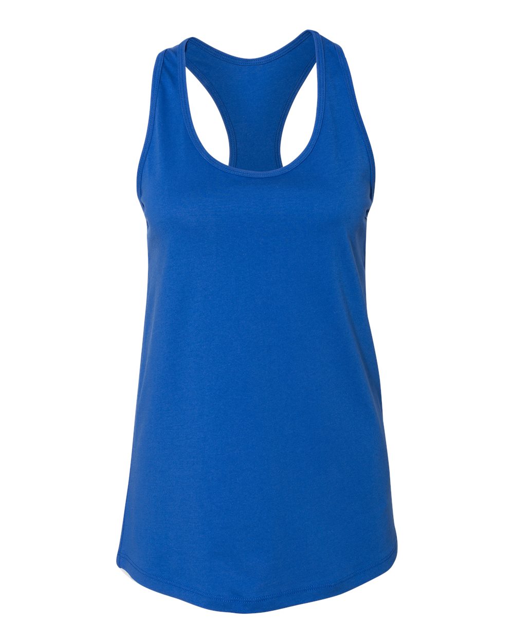 Women's Jersey Racerback Tank - Front - B33206753 - True Royal