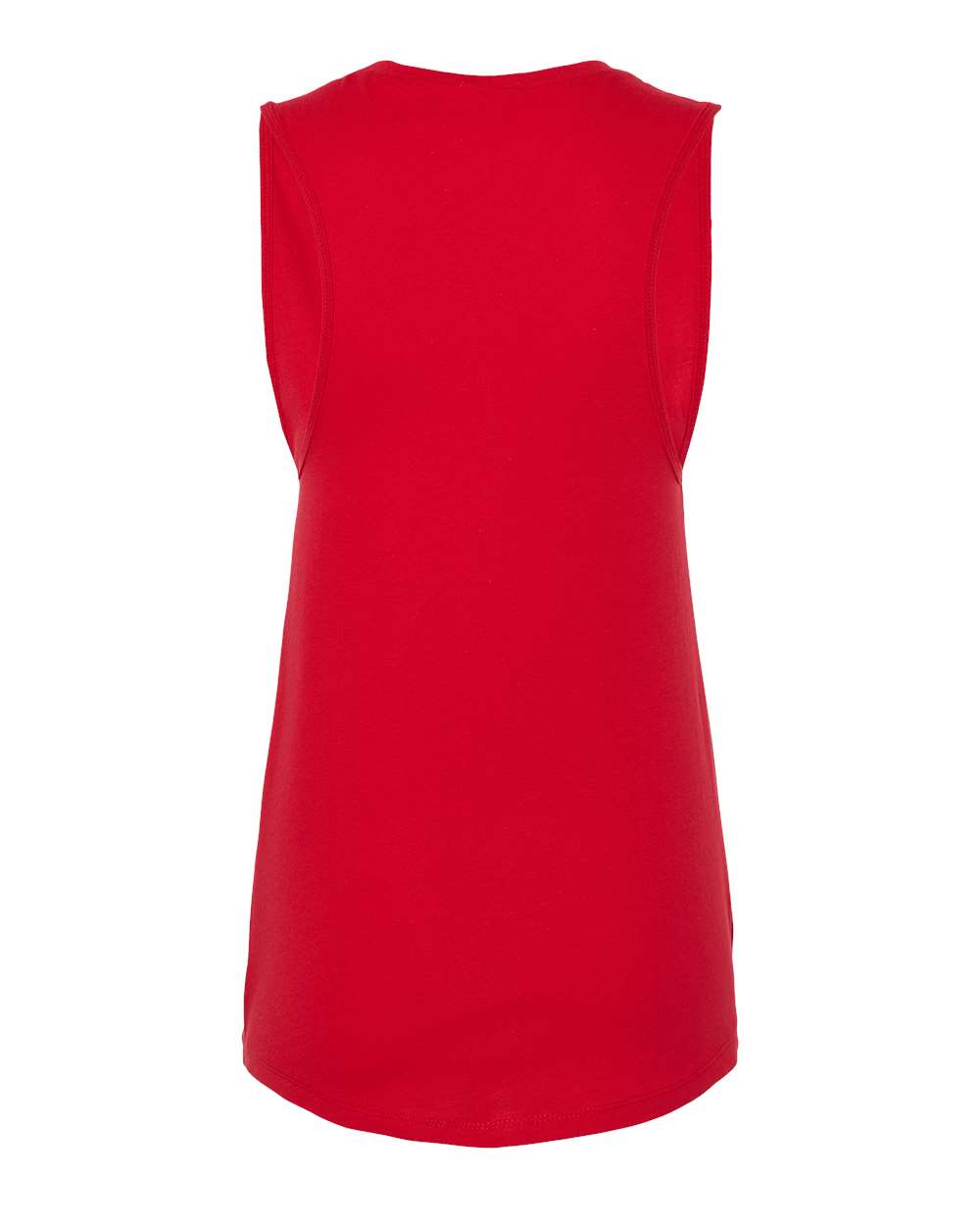 Women's Jersey Muscle Tank - Back - B33406703 - Red