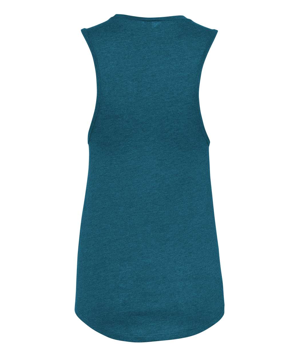 Women's Jersey Muscle Tank - Back - B33406783 - Heather Deep Teal