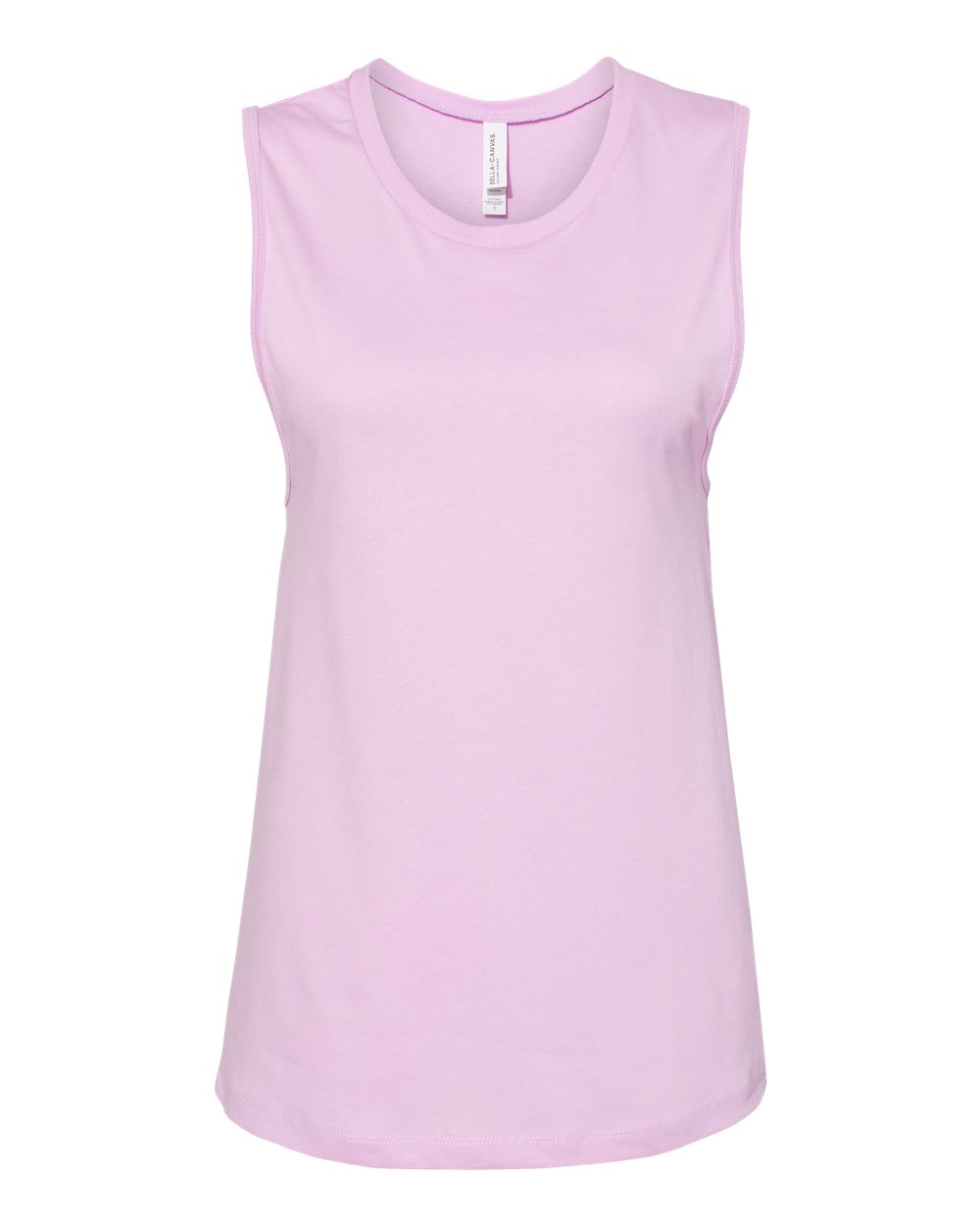Women's Jersey Muscle Tank - Front - B33406673 - Lilac