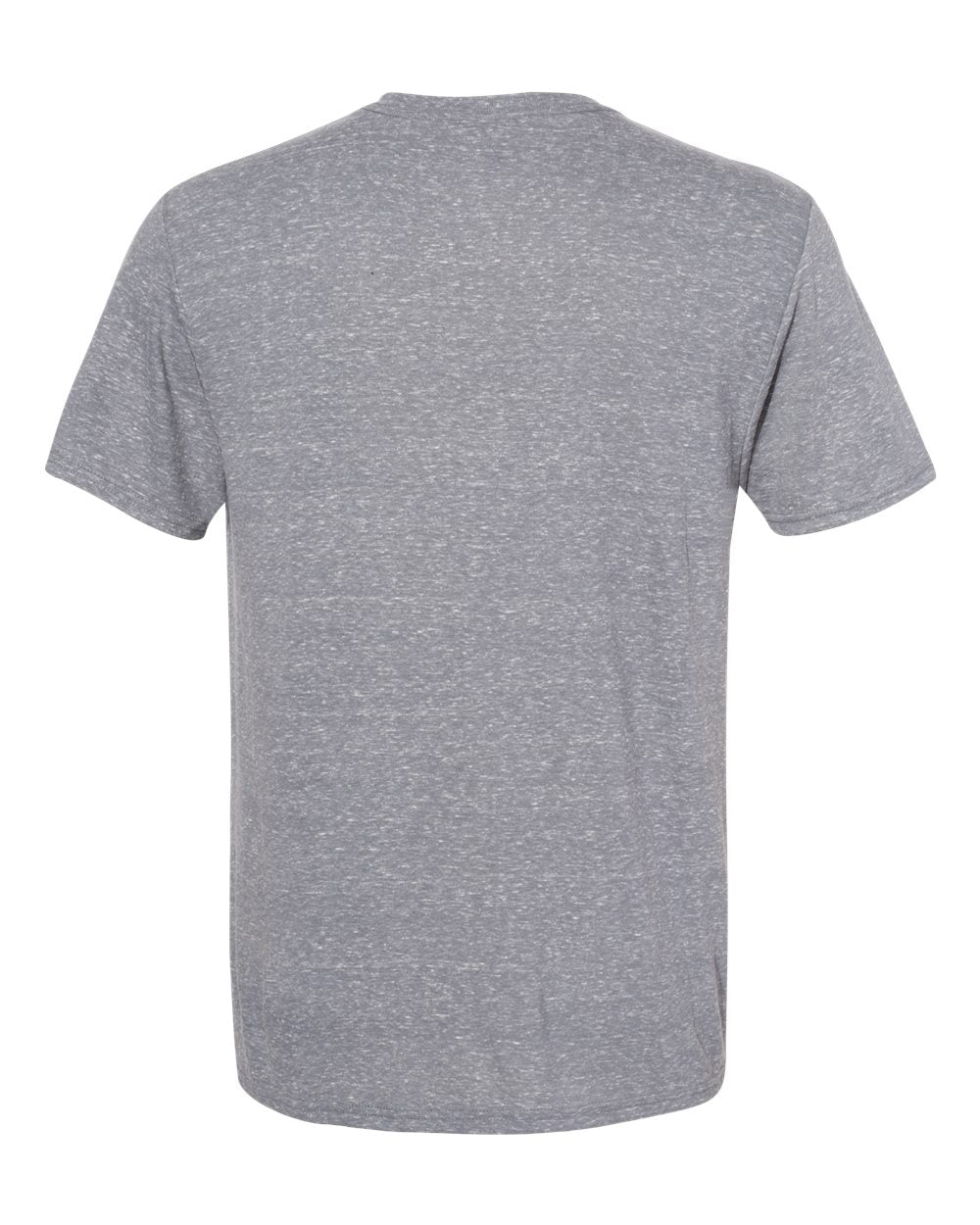 Unisex Snow Heather Jersey T-Shirt - Back - B50435082 - Charcoal