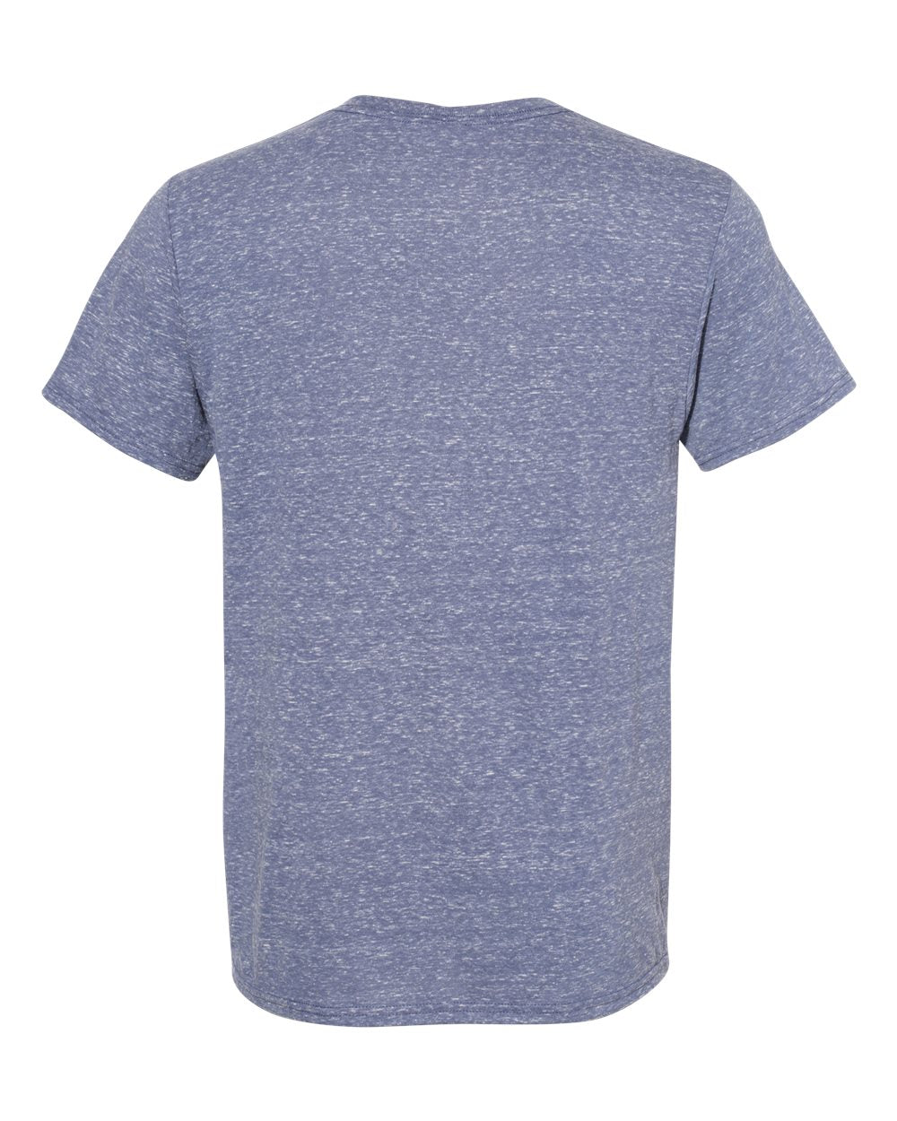 Unisex Snow Heather Jersey T-Shirt - Back - B50435682 - Denim