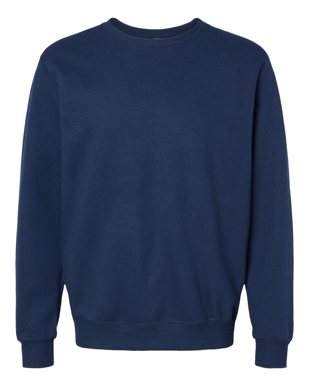 Unisex Eco™ Premium Blend Ring-Spun Crewneck Sweatshirt - Front - B12935653 - J. Navy