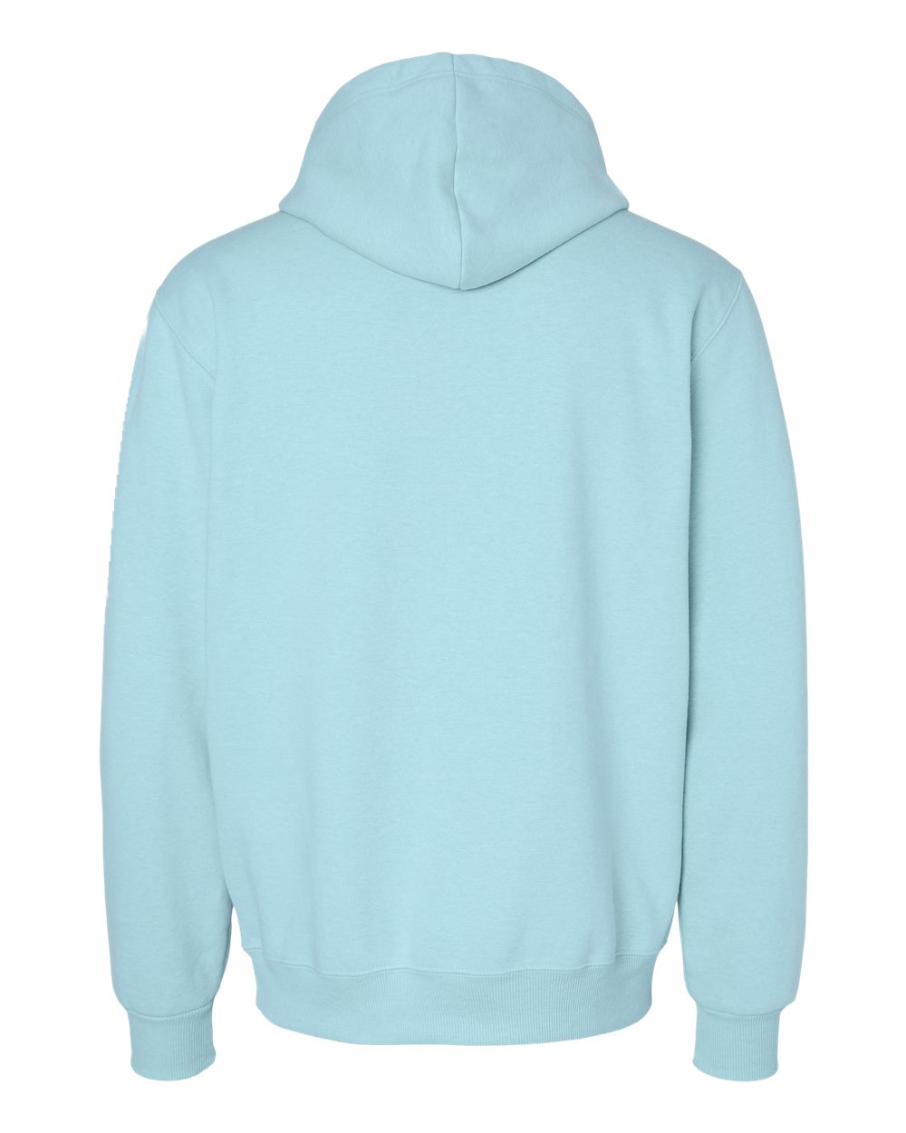 Unisex Eco™ Premium Blend Ring-Spun Hooded Sweatshirt - Back - B12235023 - Cloud Heather