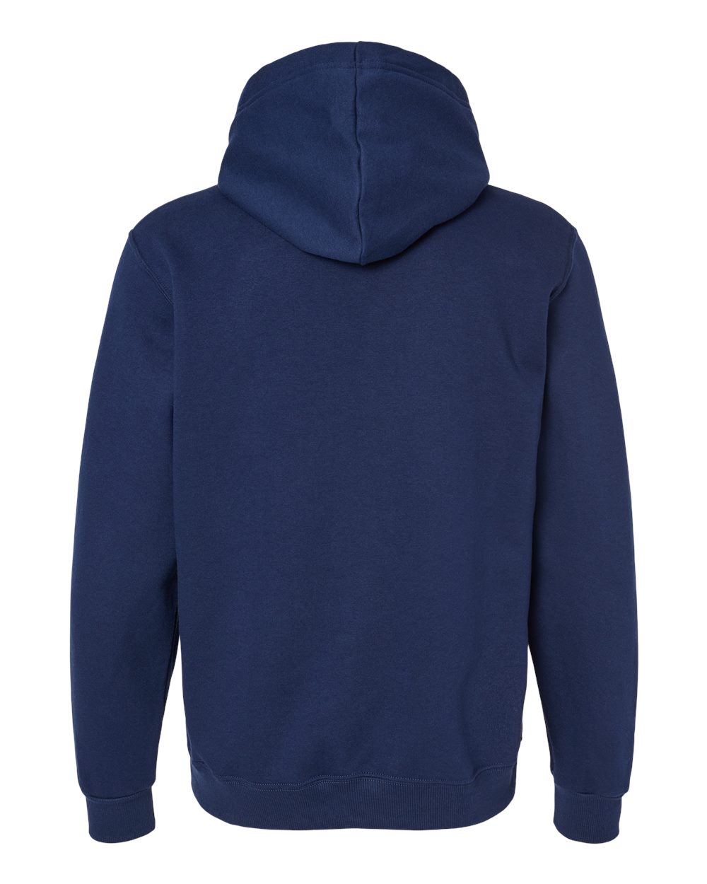 Unisex Eco™ Premium Blend Ring-Spun Hooded Sweatshirt - Back - B12235653 - J. Navy