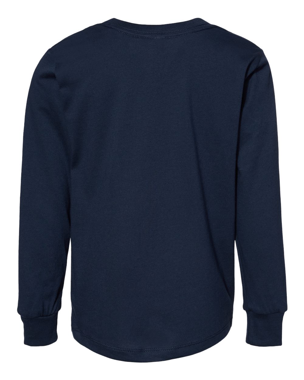 Toddler Jersey Long Sleeve Tee - Back - B26806113 - Navy