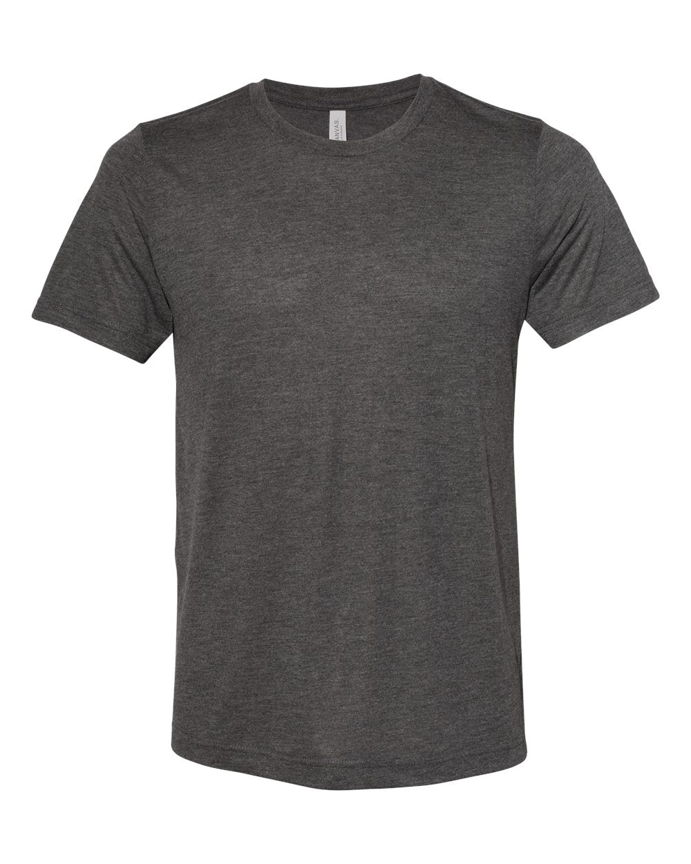 Unisex Viscose Fashion Tee - Front - B26706092 - Dark Grey Heather