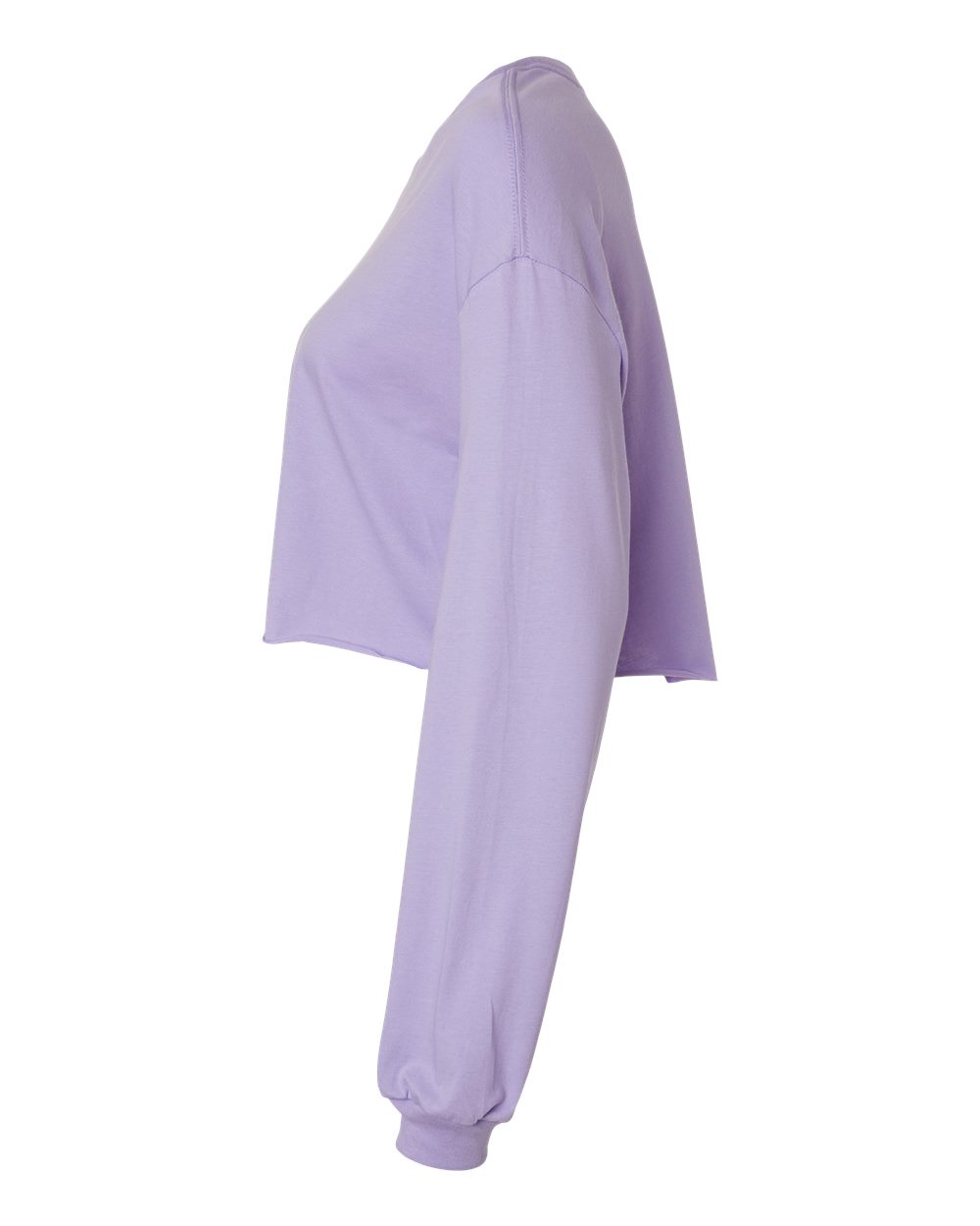 Women's FWD Fashion Crop Long Sleeve Tee - DirectSide - B10306673 - Dark Lavender