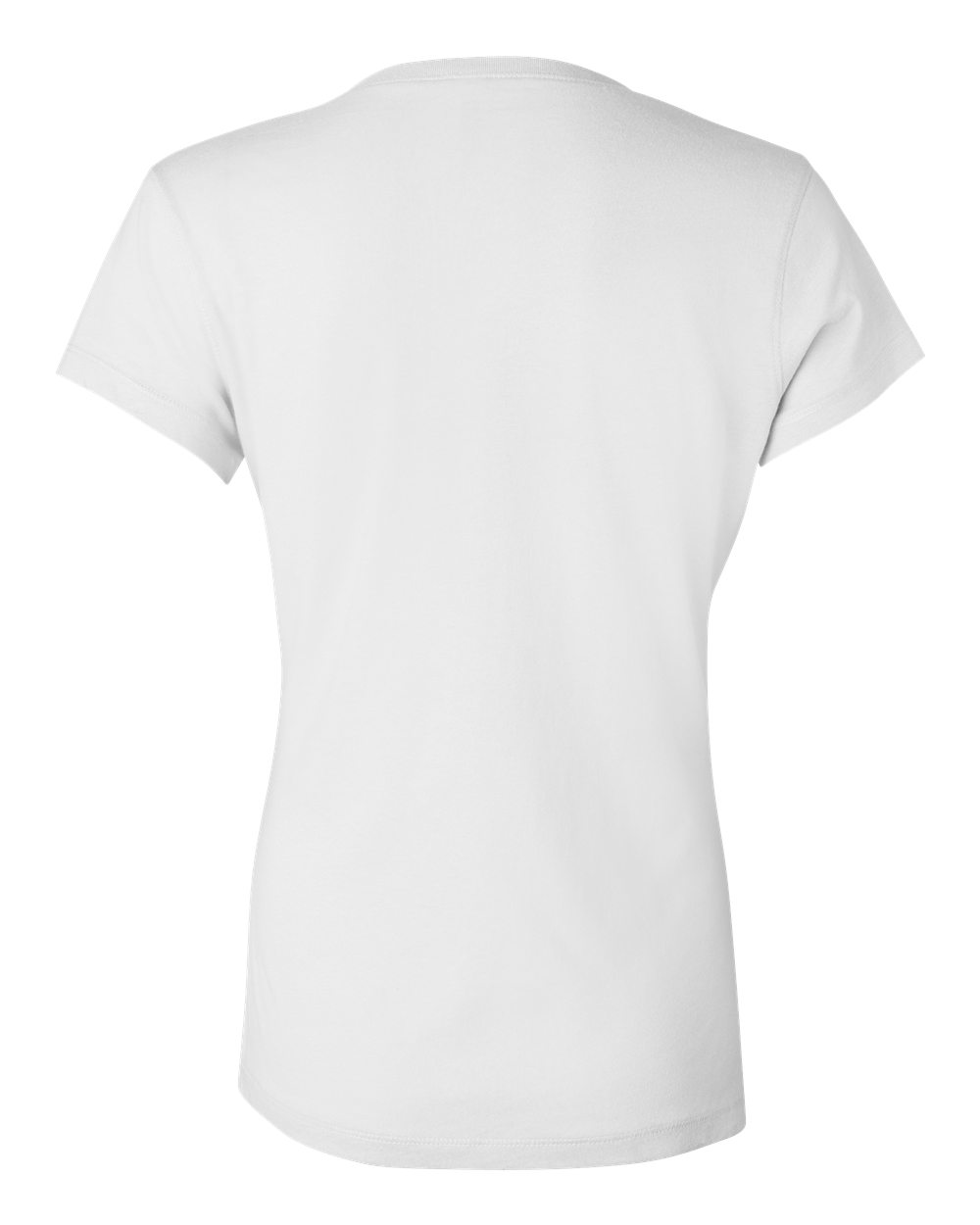 Women’s Jersey V-Neck Tee - Back - B53306003 - White