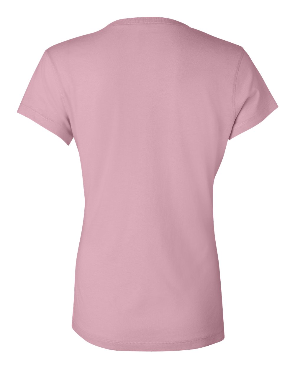 Women’s Jersey V-Neck Tee - Back - B53306303 - Pink
