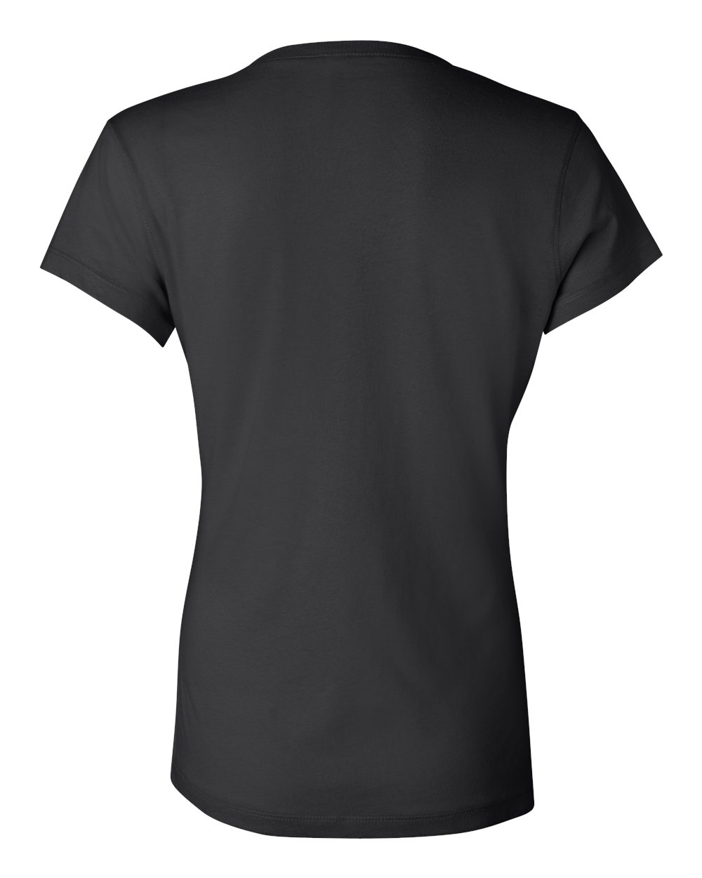 Women’s Jersey V-Neck Tee - Back - B53306503 - Black