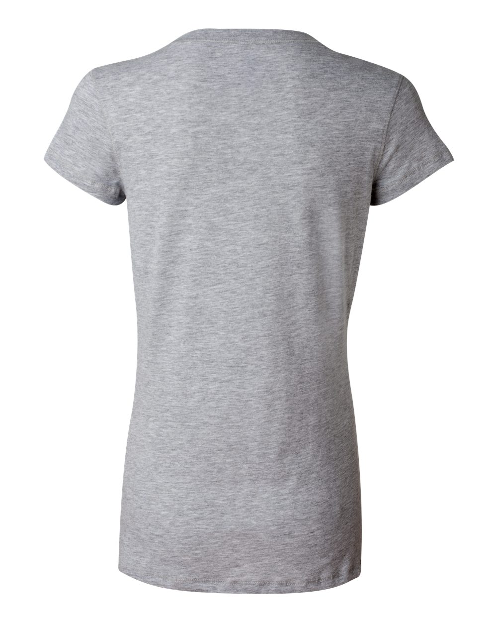 Women’s Jersey V-Neck Tee - Back - B53306583 - Athletic Heather